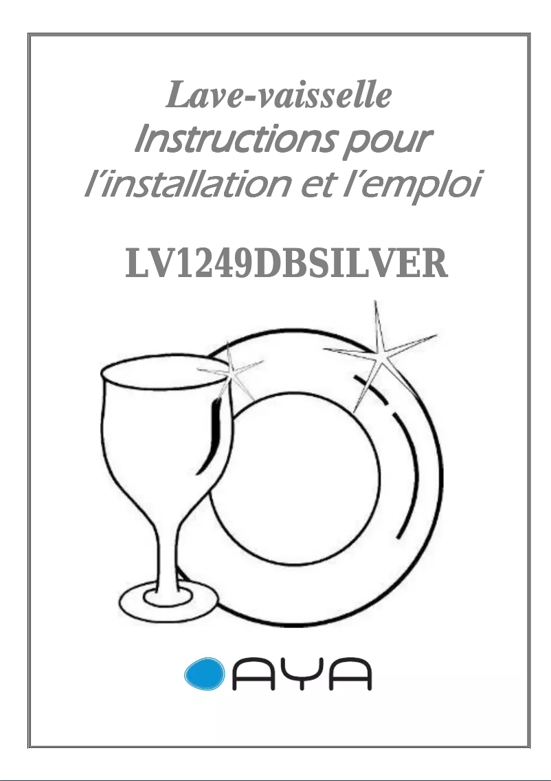 Image de la première page du manuel de l'appareil LV1249DB