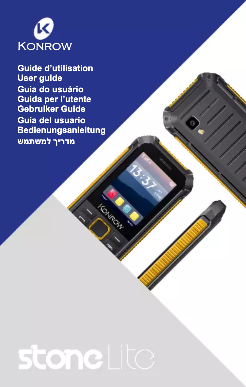 Page n°1 - Manuel utilisateur Konrow Stone Lite