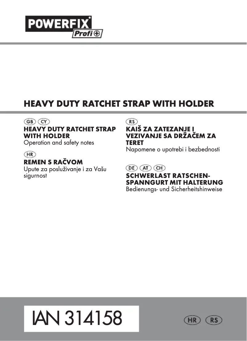 Page n°1 - Manuel utilisateur Powerfix HG04646