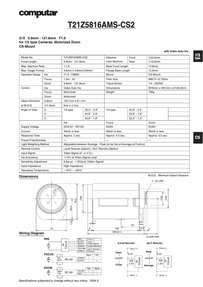 Image de la première page du manuel de l'appareil T21Z5816AMS