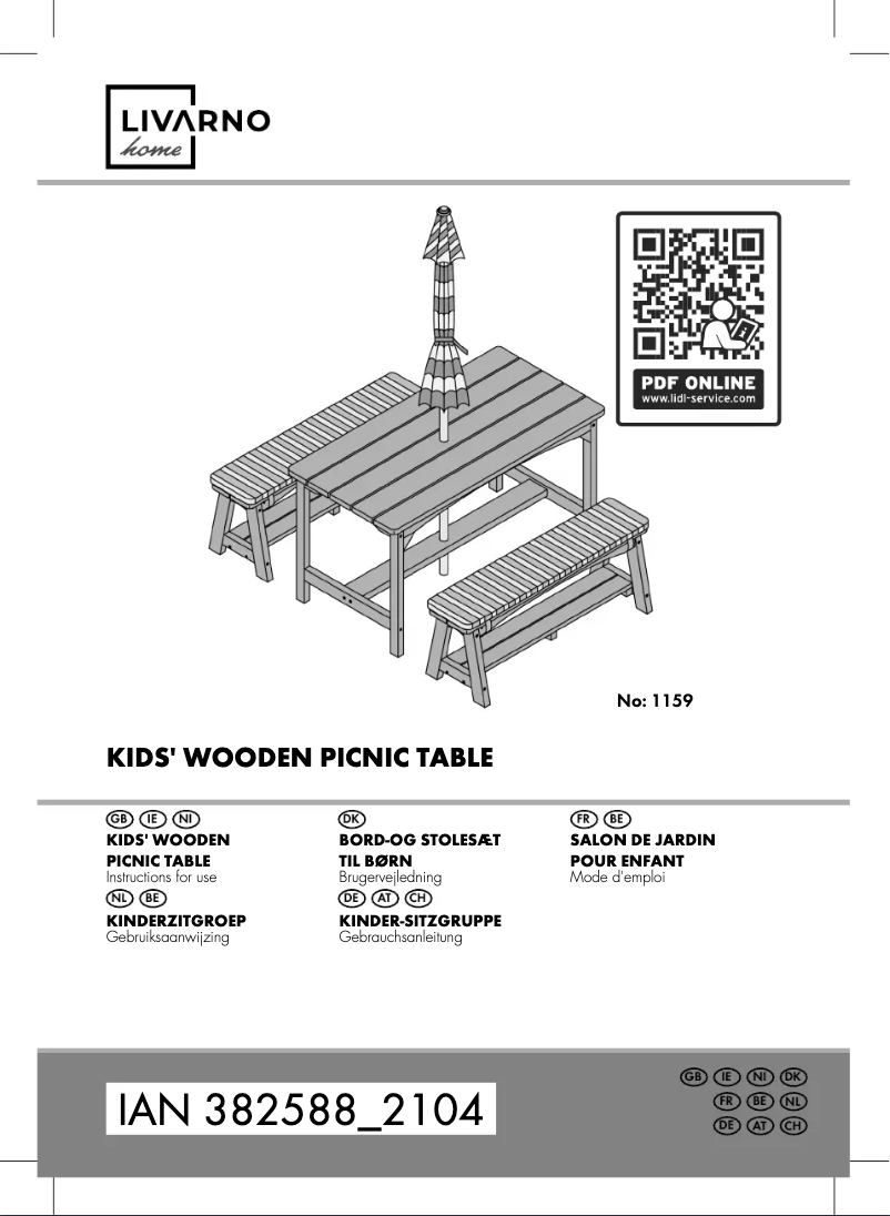 Página 1 del manual Manual de usuario Livarno Lux IAN 382588