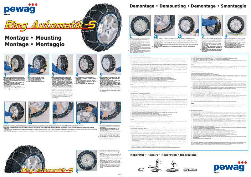 Page n°1 - Manuel utilisateur Pewag Ring Automatik