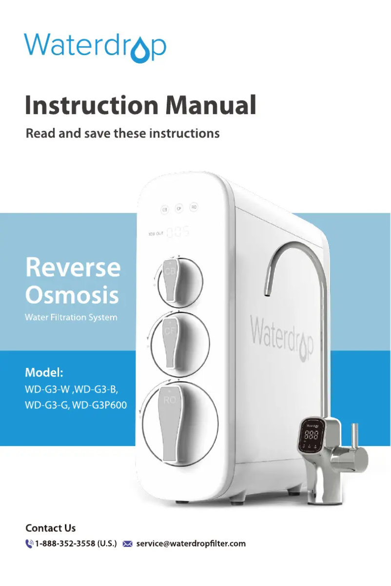 Imagen de la primera página del manual del dispositivo WD-G3P600-W