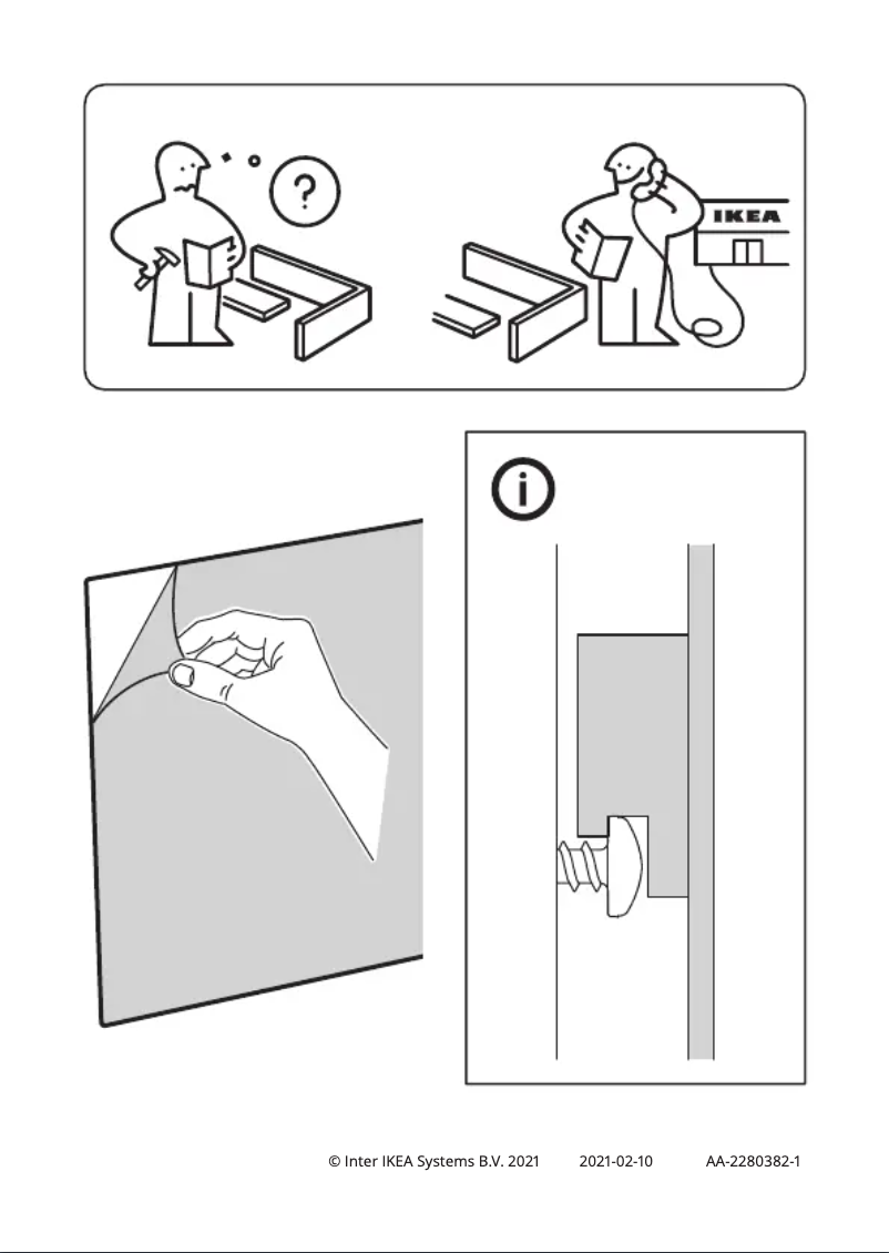 Page 1 de la notice Manuel utilisateur Ikea KATEBO 005.097.91