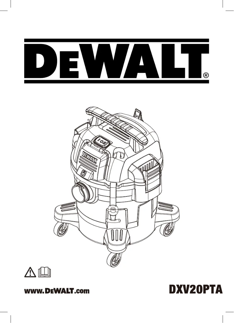 Página 1 del manual Manual de usuario DeWalt DXV20PTA
