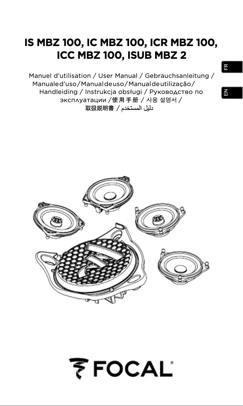 Página 1 del manual Manual de usuario Focal IC MBZ 100