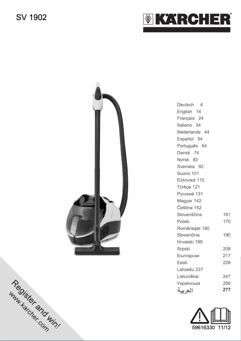 Image de la première page du manuel de l'appareil SV 1902