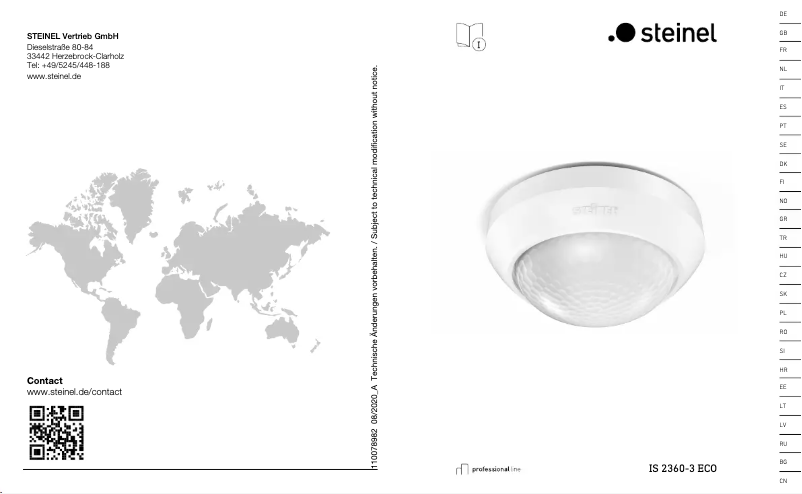 Page n°1 - Manuel utilisateur Steinel IS 2360