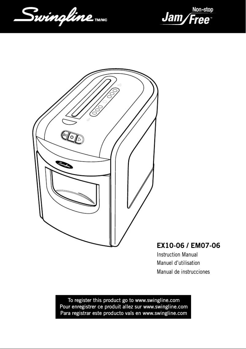 Image de la première page du manuel de l'appareil EM07-06
