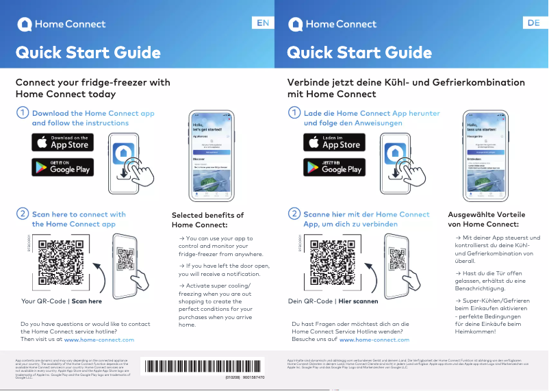 Image de la première page du manuel de l'appareil KFN96APEAG