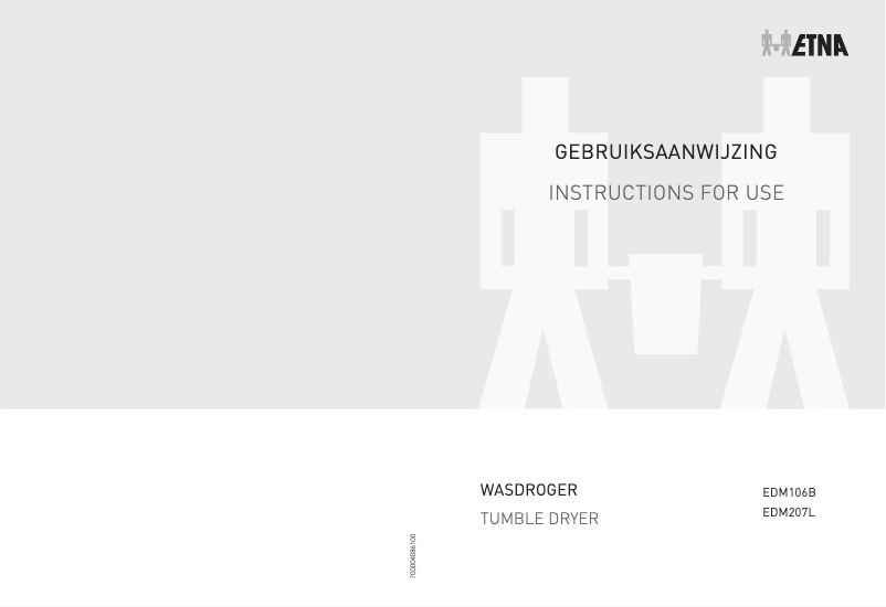 Page 1 de la notice Manuel utilisateur Etna EDM106BWIT