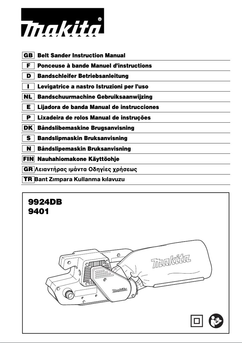 Page 1 de la notice Manuel utilisateur Makita 9924DB