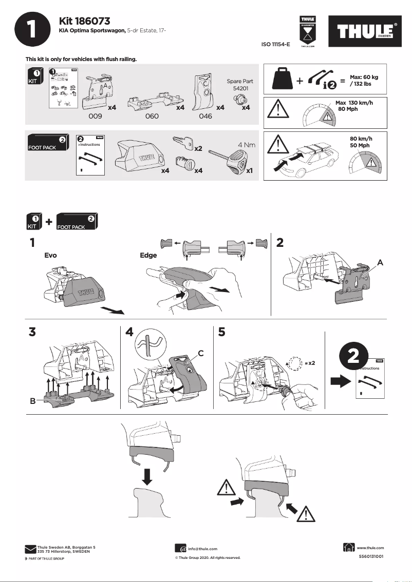 Image de la première page du manuel de l'appareil Kit 186073