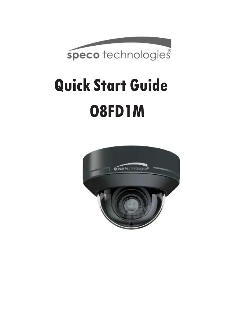 Image de la première page du manuel de l'appareil O8FD1M