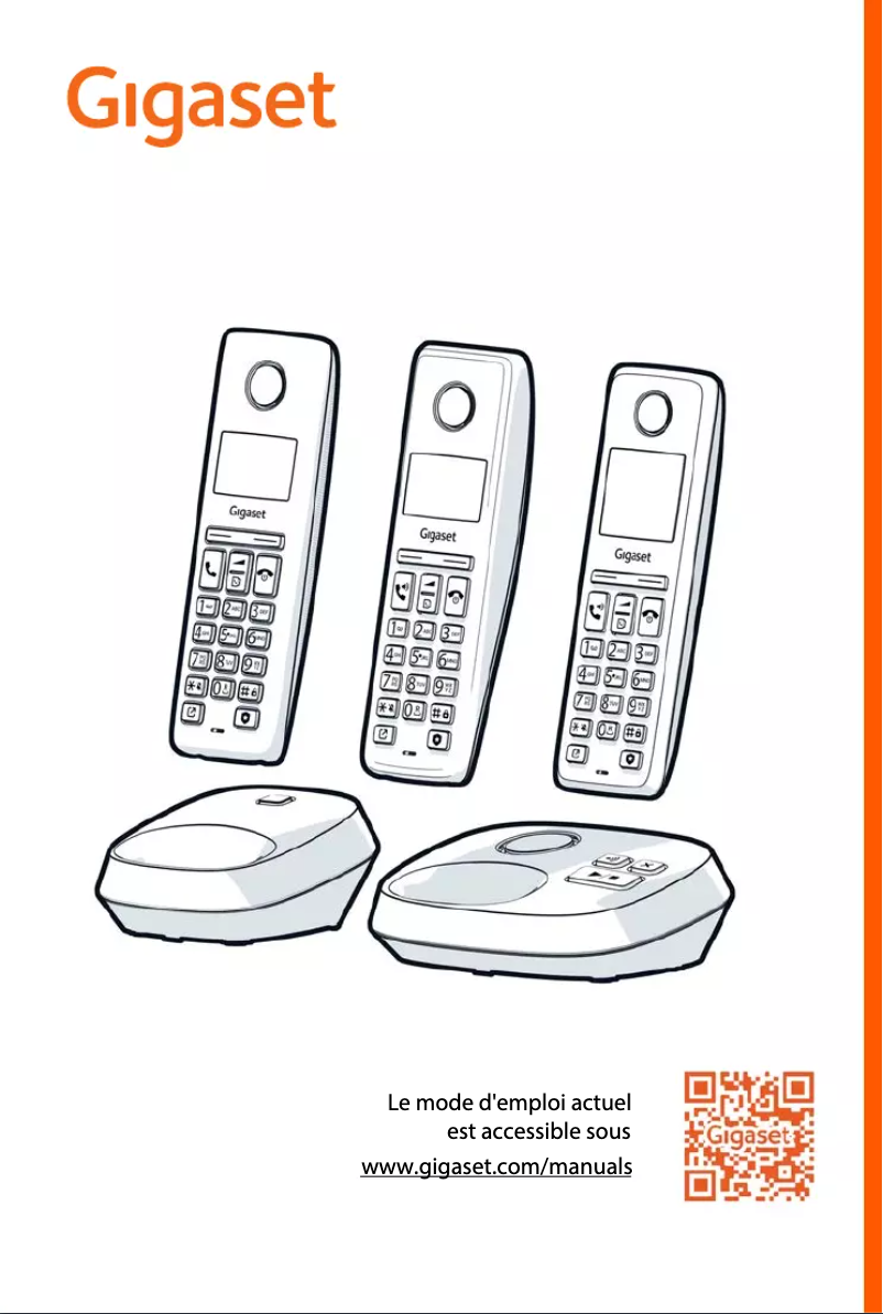 Page n°1 - Manuel utilisateur Gigaset Pure 300