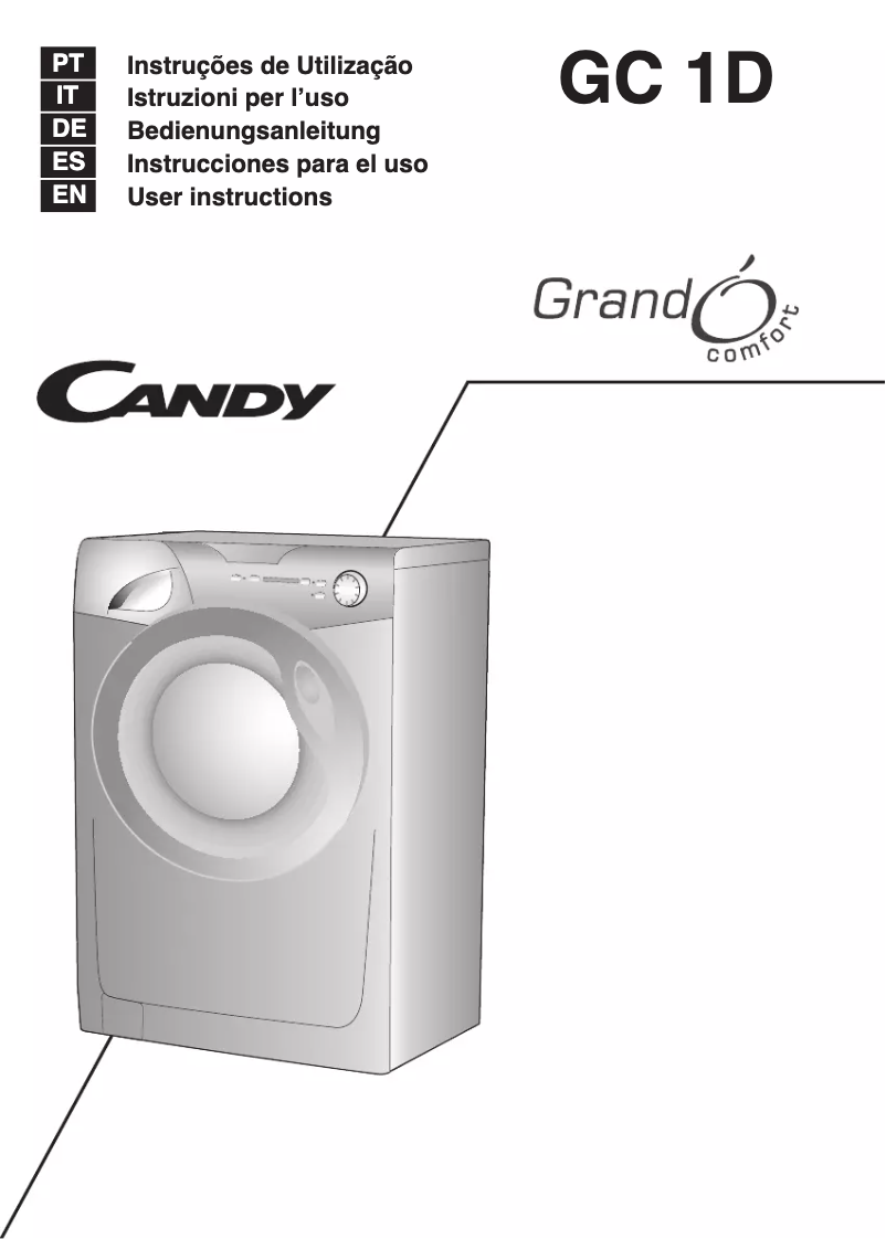 Image de la première page du manuel de l'appareil GC 1071D2-S