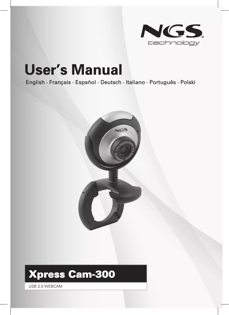 Page 1 de la notice Manuel utilisateur NGS Xpress Cam-300