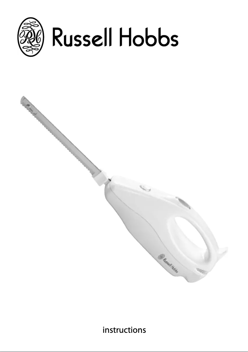 Page n°1 - Manuel utilisateur Russell Hobbs Carving 13892