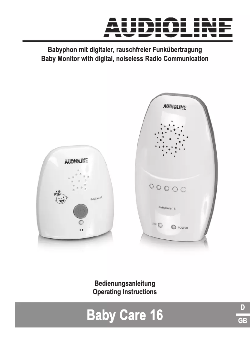 Image de la première page du manuel de l'appareil Baby Care 16