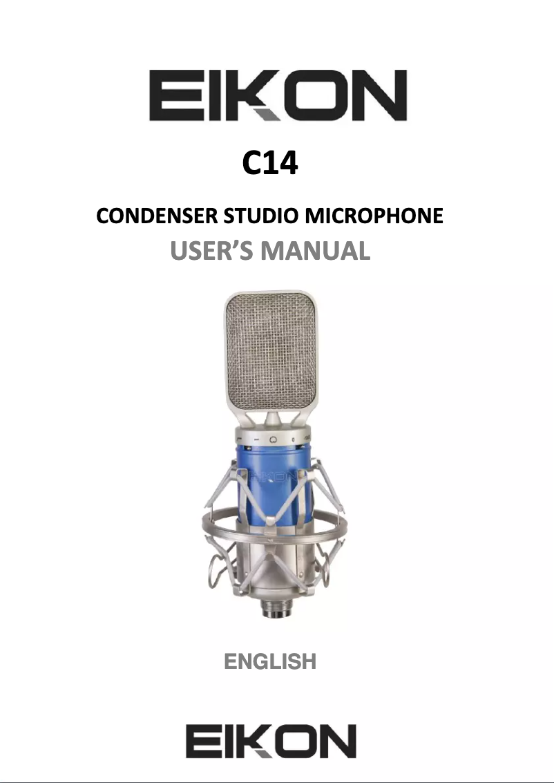 Page 1 de la notice Manuel utilisateur Eikon C14