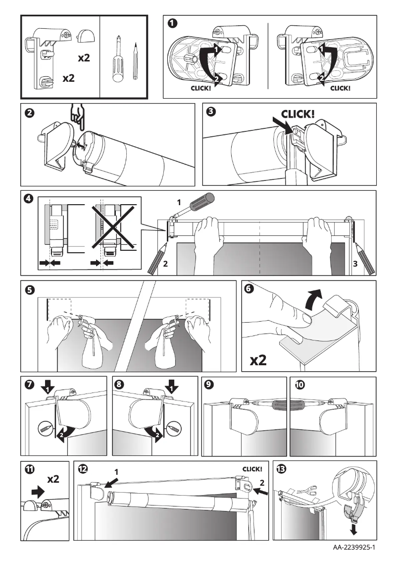 Page 1 de la notice Manuel utilisateur Ikea FRIDANS 904.990.14