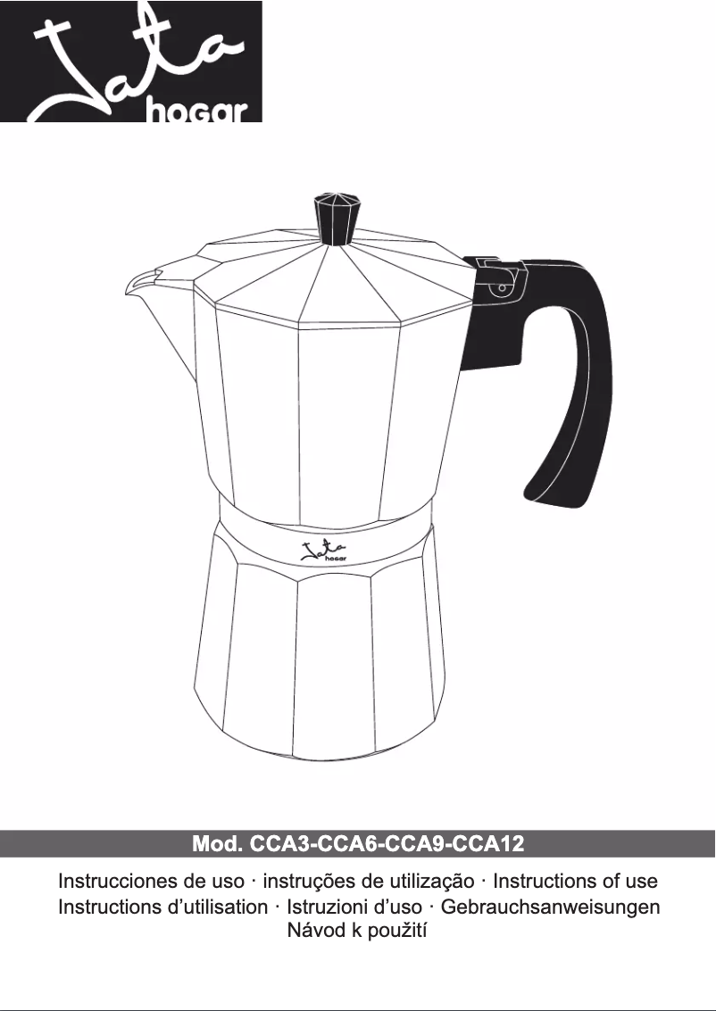 Image de la première page du manuel de l'appareil CCA9