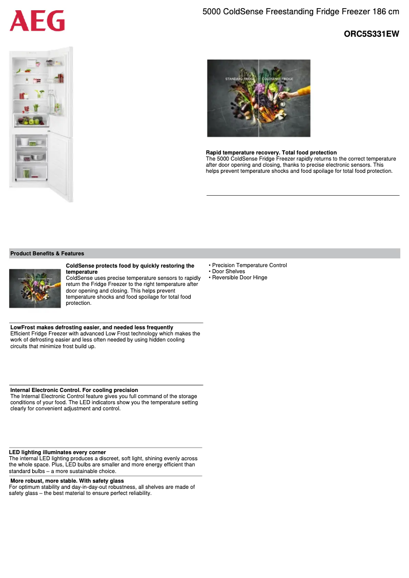 Imagen de la primera página del manual del dispositivo ORC5S331EW
