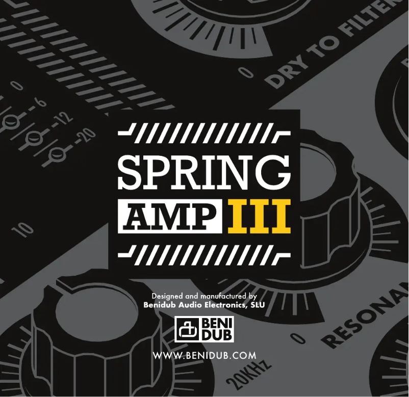 Image de la première page du manuel de l'appareil Spring Amp III