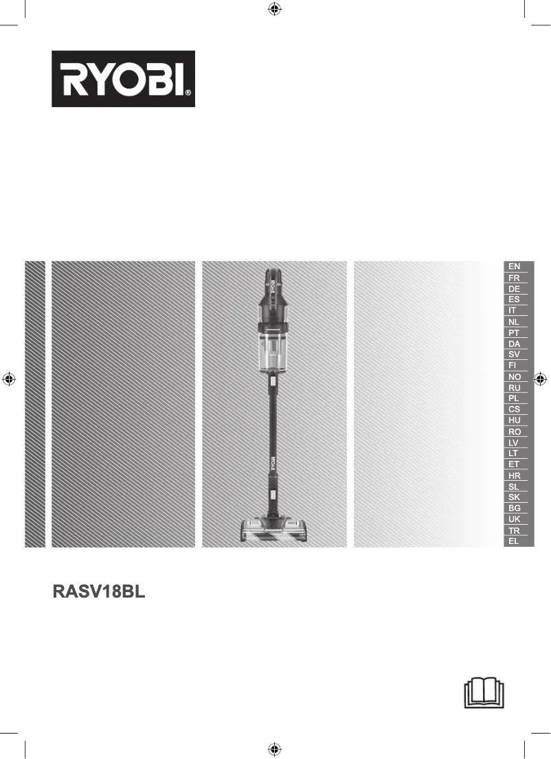 Image de la première page du manuel de l'appareil RASV18BL