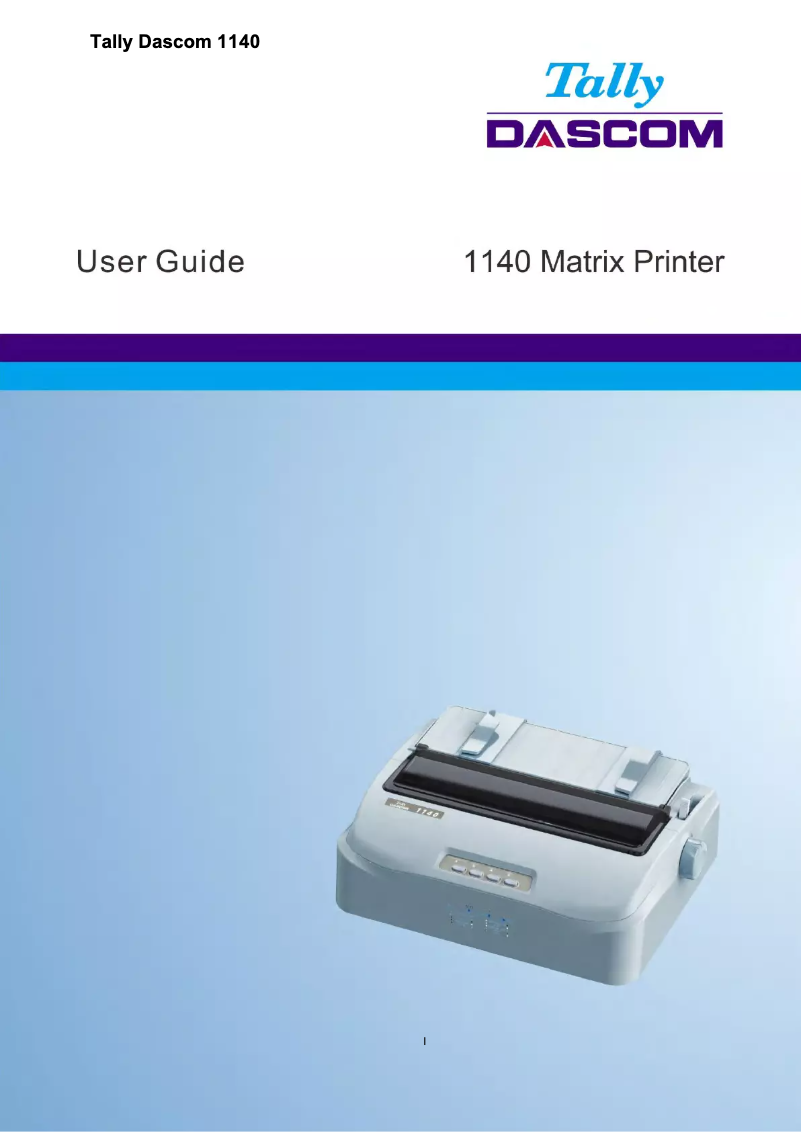 Page 1 de la notice Manuel utilisateur Dascom 1140