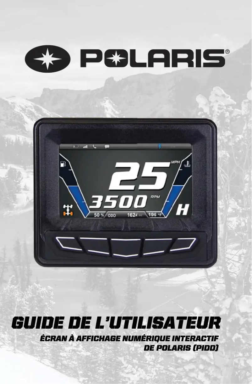 Page 1 de la notice Manuel utilisateur Polaris 800 Rush Pro-S (2016)