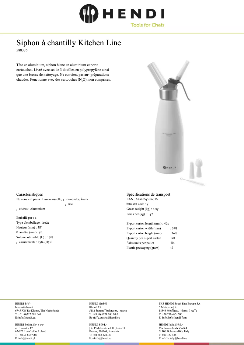 Image de la première page du manuel de l'appareil Kitchen Line 588369