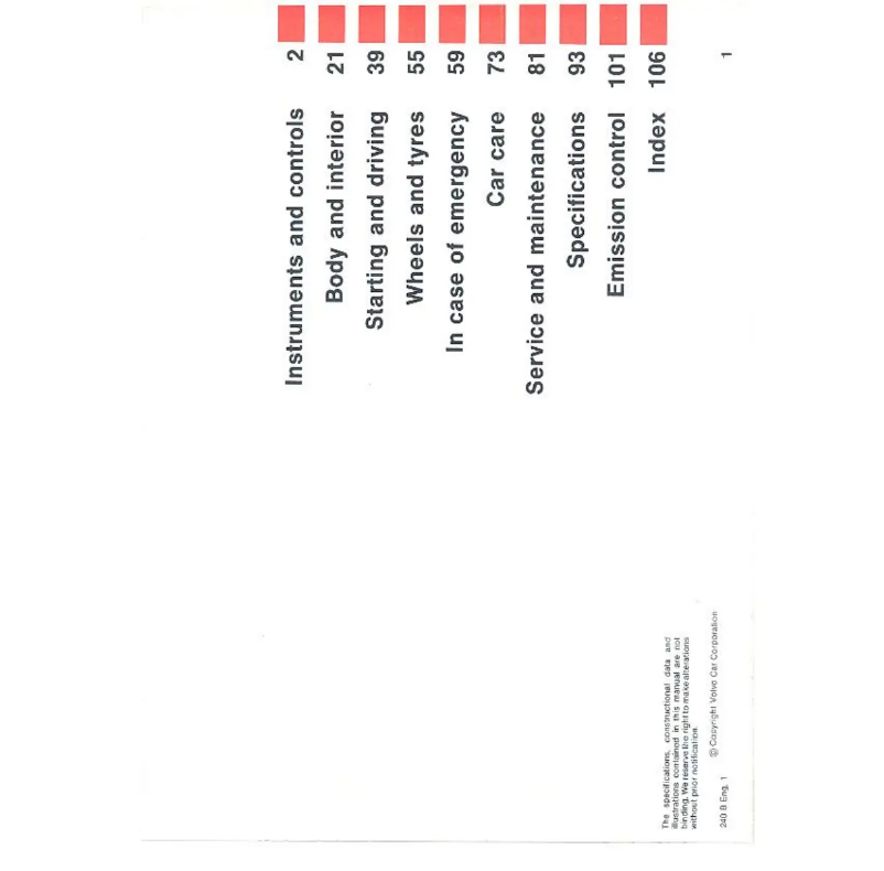 Image de la première page du manuel de l'appareil 240 (1992)