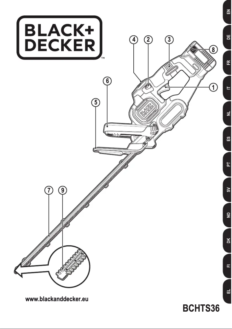 Page n°1 - Manuel utilisateur Black & Decker BCHTS36