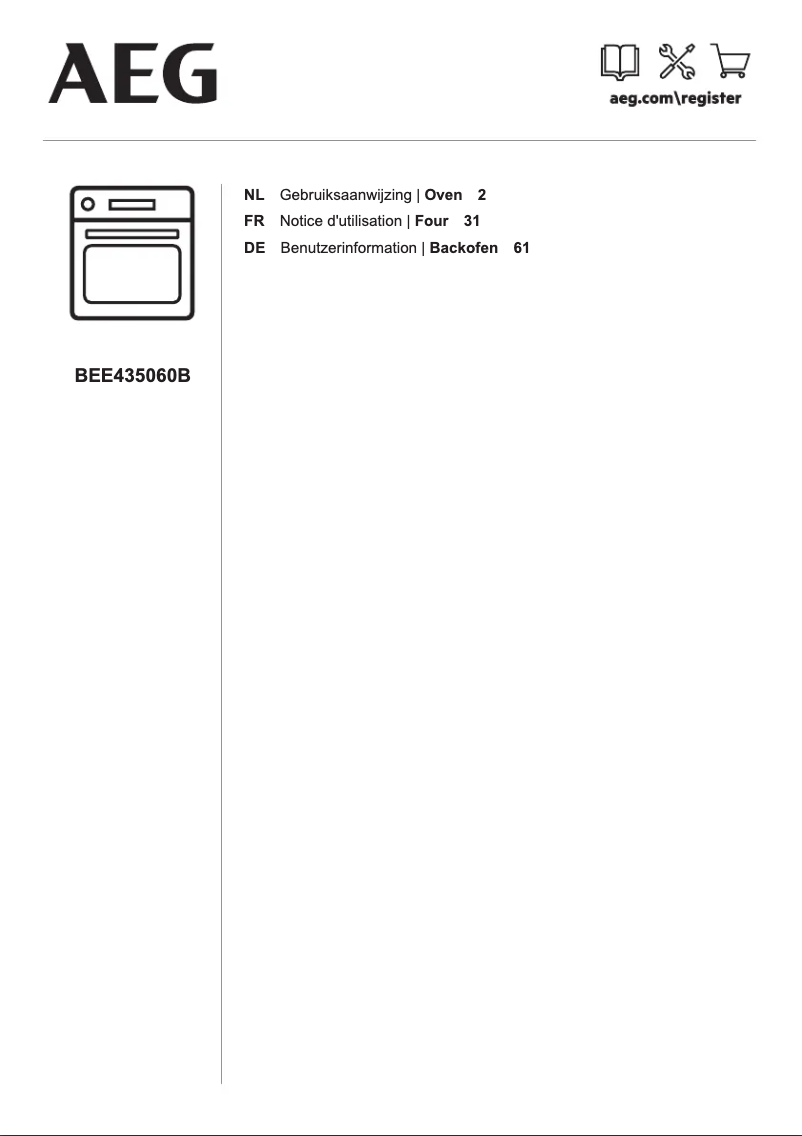 Página 1 del manual Manual de usuario AEG BEE435060B