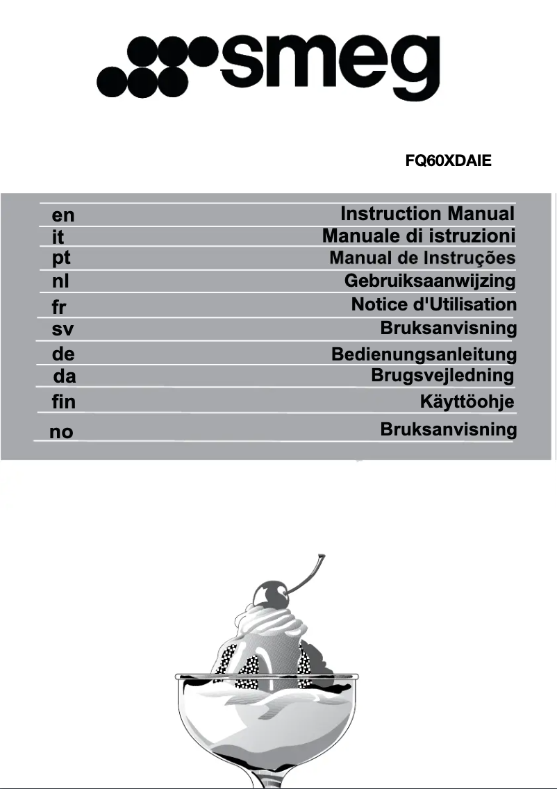 Image de la première page du manuel de l'appareil FQ60XDAIE