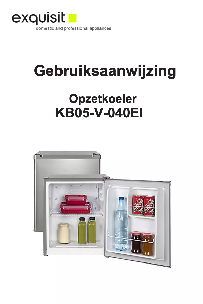 Imagen de la primera página del manual del dispositivo KB05-V-040EI