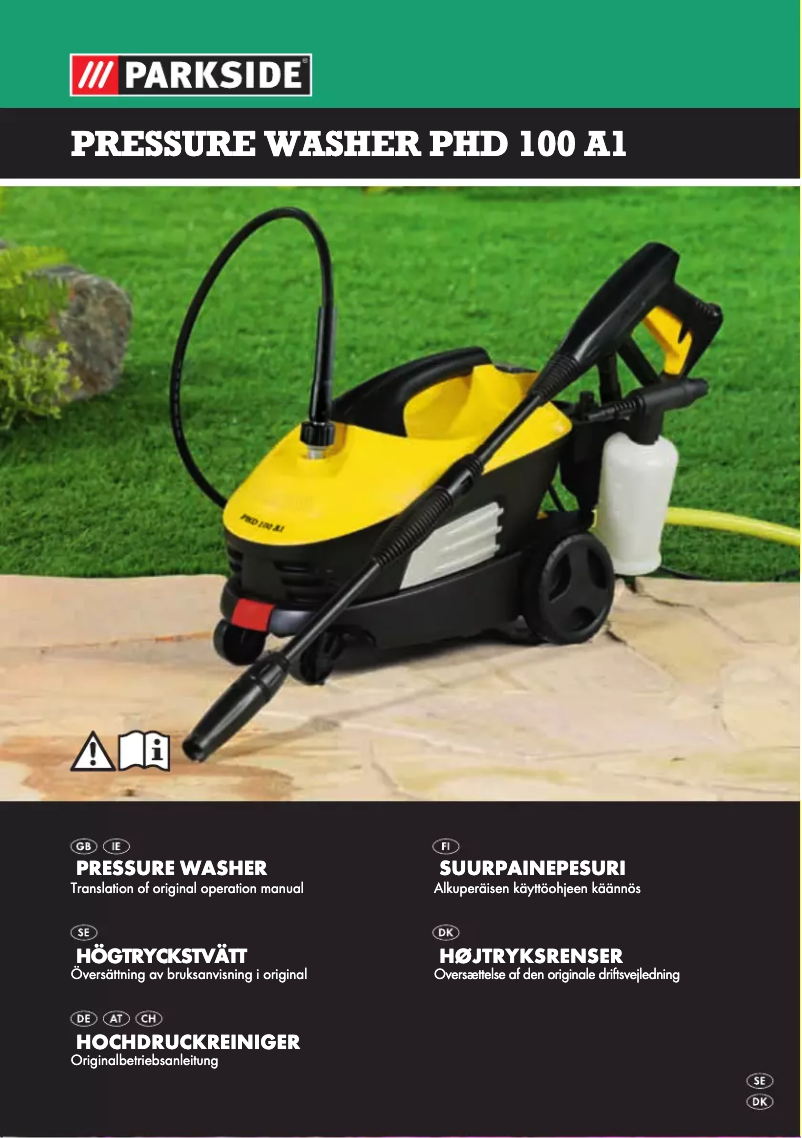 Image de la première page du manuel de l'appareil PHD 100 A1