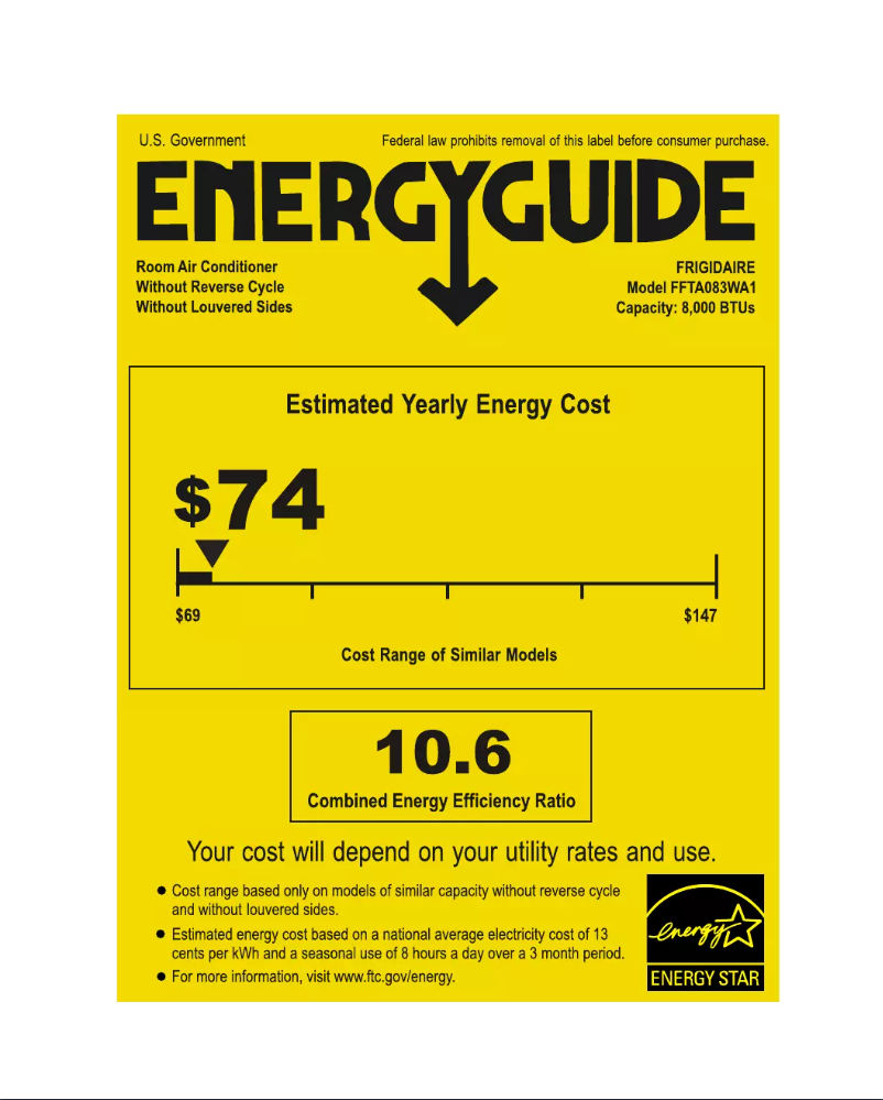 Image de la première page du manuel de l'appareil FFTA083WA1