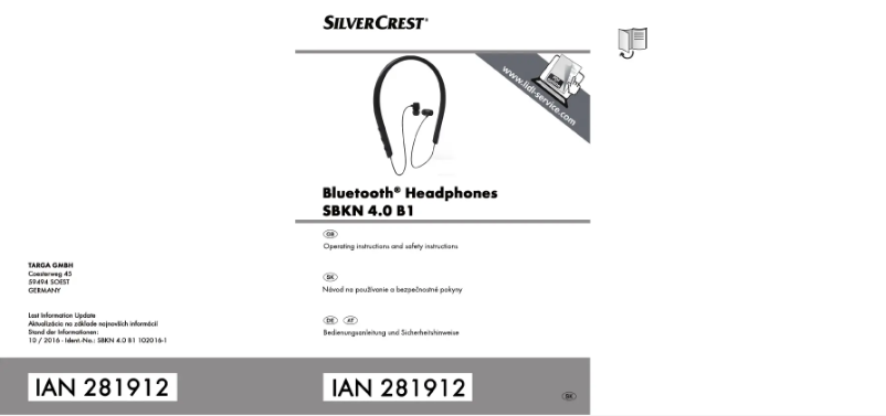 Page 1 de la notice Manuel utilisateur SilverCrest SBKN 4.0 B1