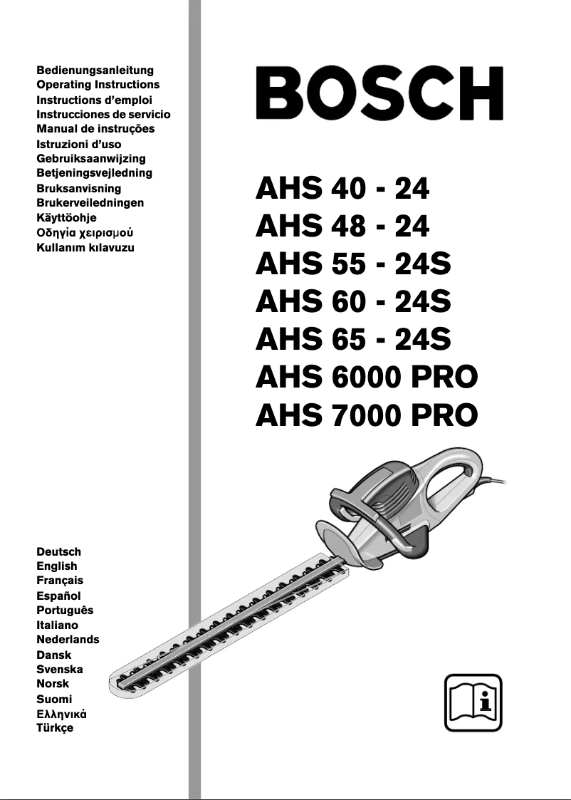 Image de la première page du manuel de l'appareil AHS 55-24S