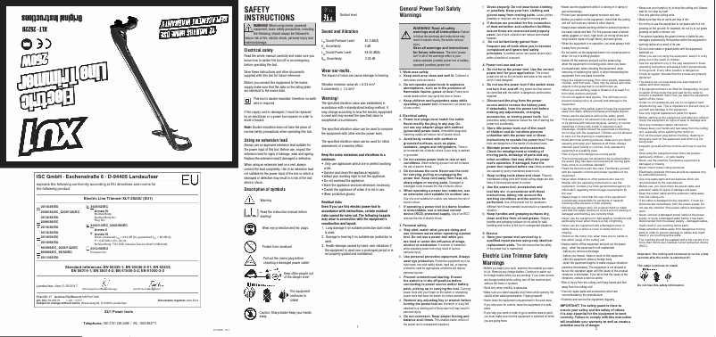 Page 1 de la notice Manuel utilisateur XU1 XLT-2522U