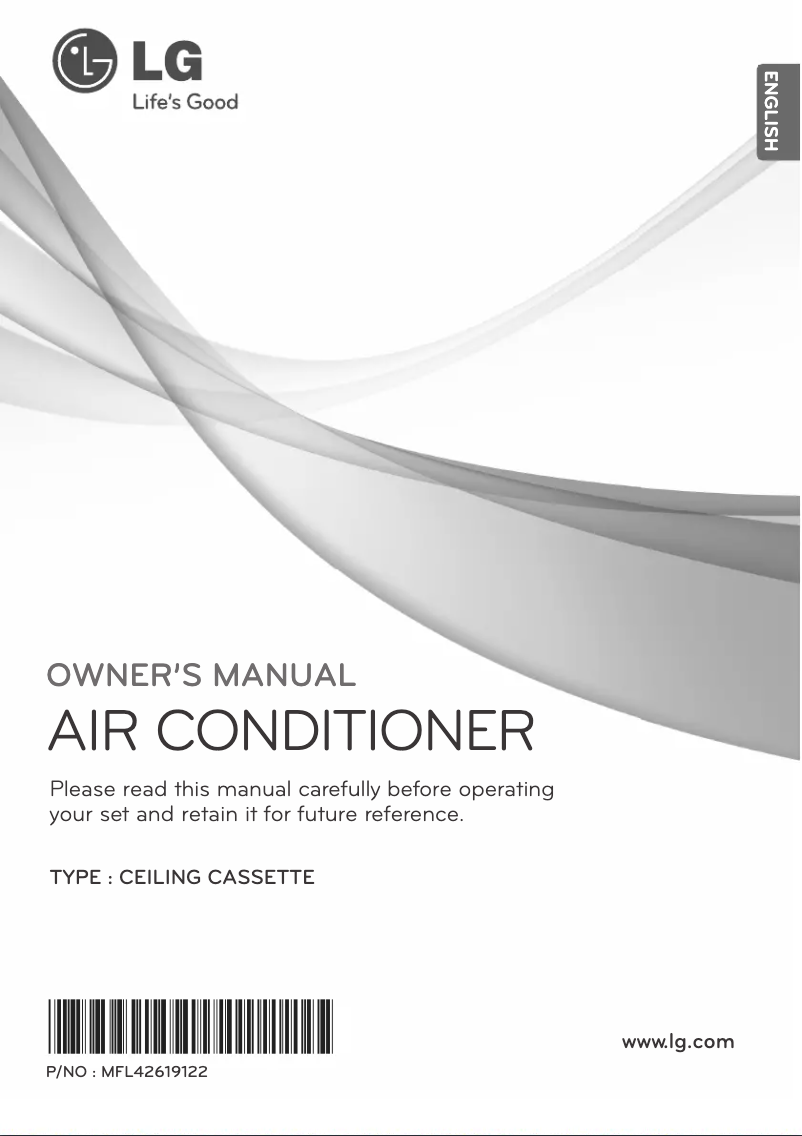 Page 1 de la notice Manuel utilisateur LG ATNQ18GPLE2