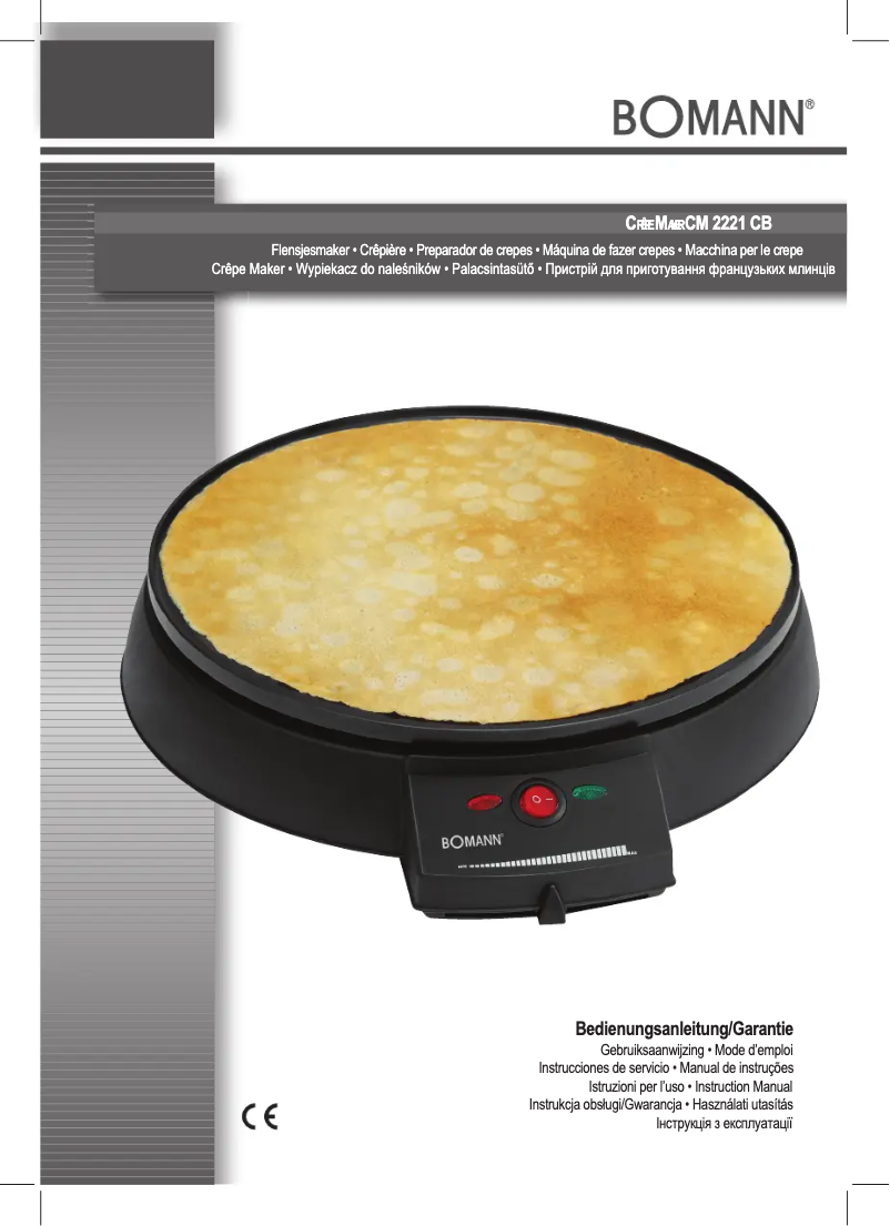 Page 1 de la notice Manuel utilisateur Bomann CM 2221 CB