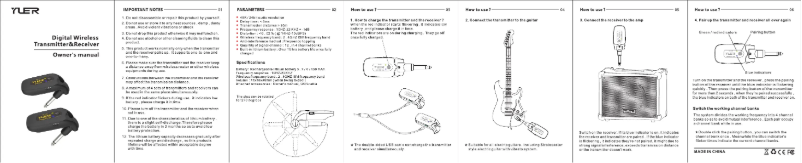 Image de la première page du manuel de l'appareil TR-U1