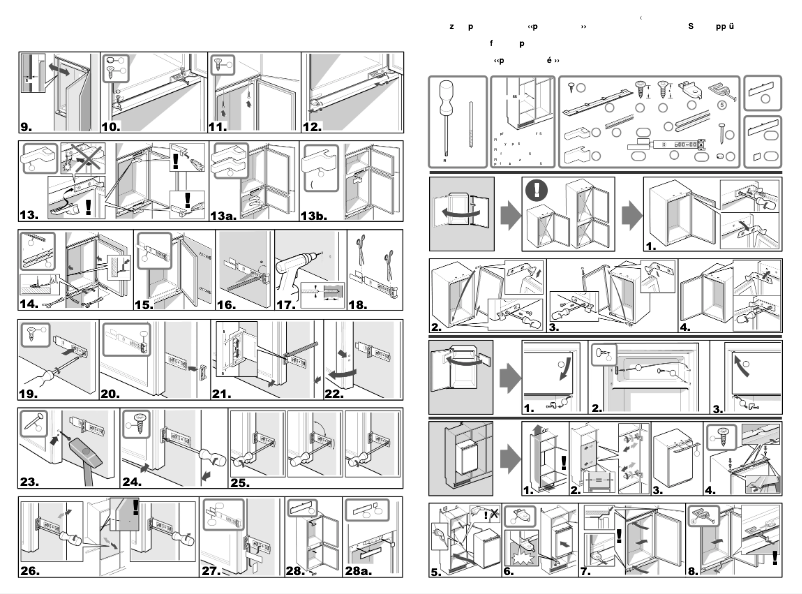Página 1 del manual Guía de instalación Bosch KIV28V10
