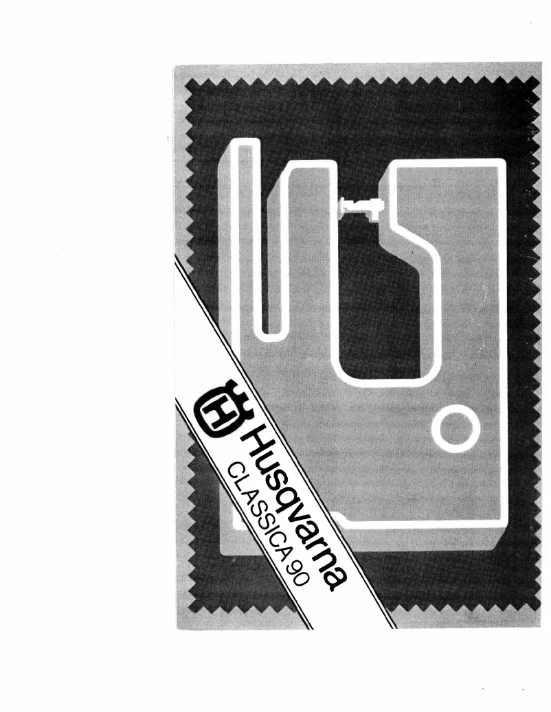 Page 1 de la notice Manuel utilisateur Husqvarna-Viking Classica 90