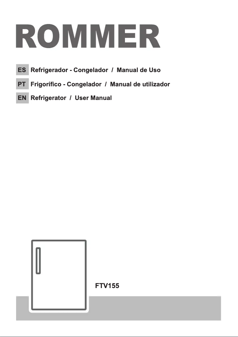 Image de la première page du manuel de l'appareil FTV 155
