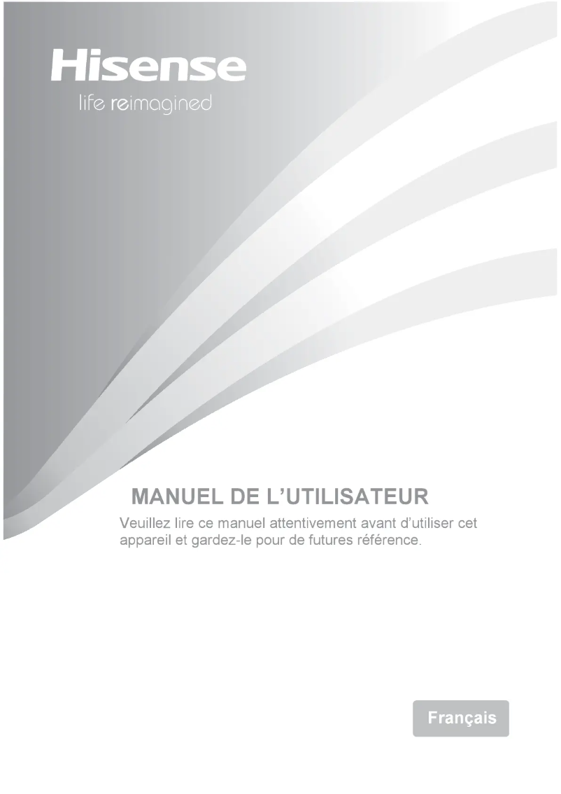 Page 1 de la notice Manuel utilisateur Hisense RB338N4EC1