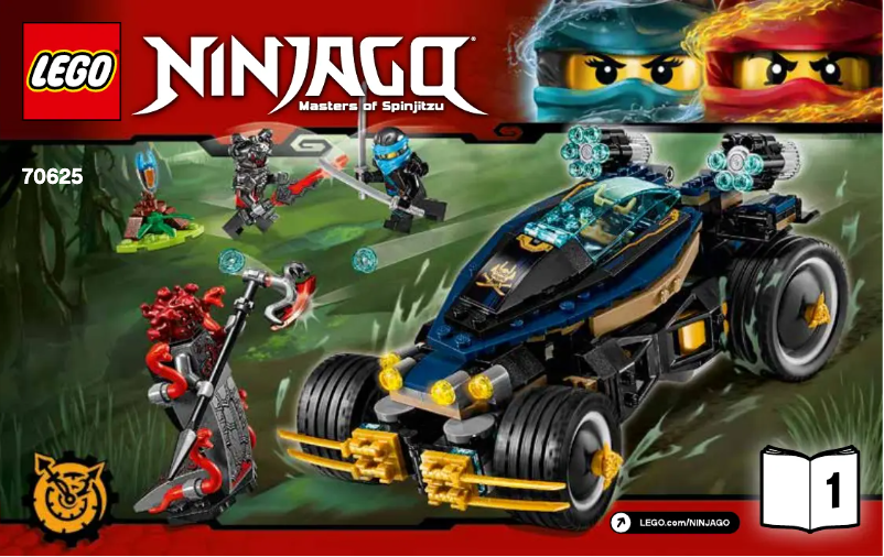 Page n°1 - Manuel utilisateur Lego Ninjago 70625